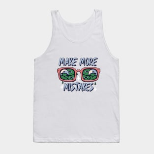 Make More Mistakes: Vibrant Summer Vibes with Sunglasses Tank Top